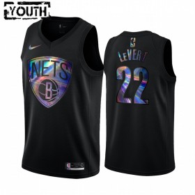 Dres Brooklyn Nets Caris LeVert 22 Iridescent HWC Collection Swingman - Dječji